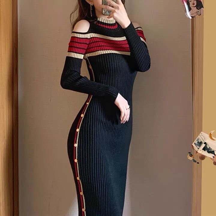 Knitted French dress