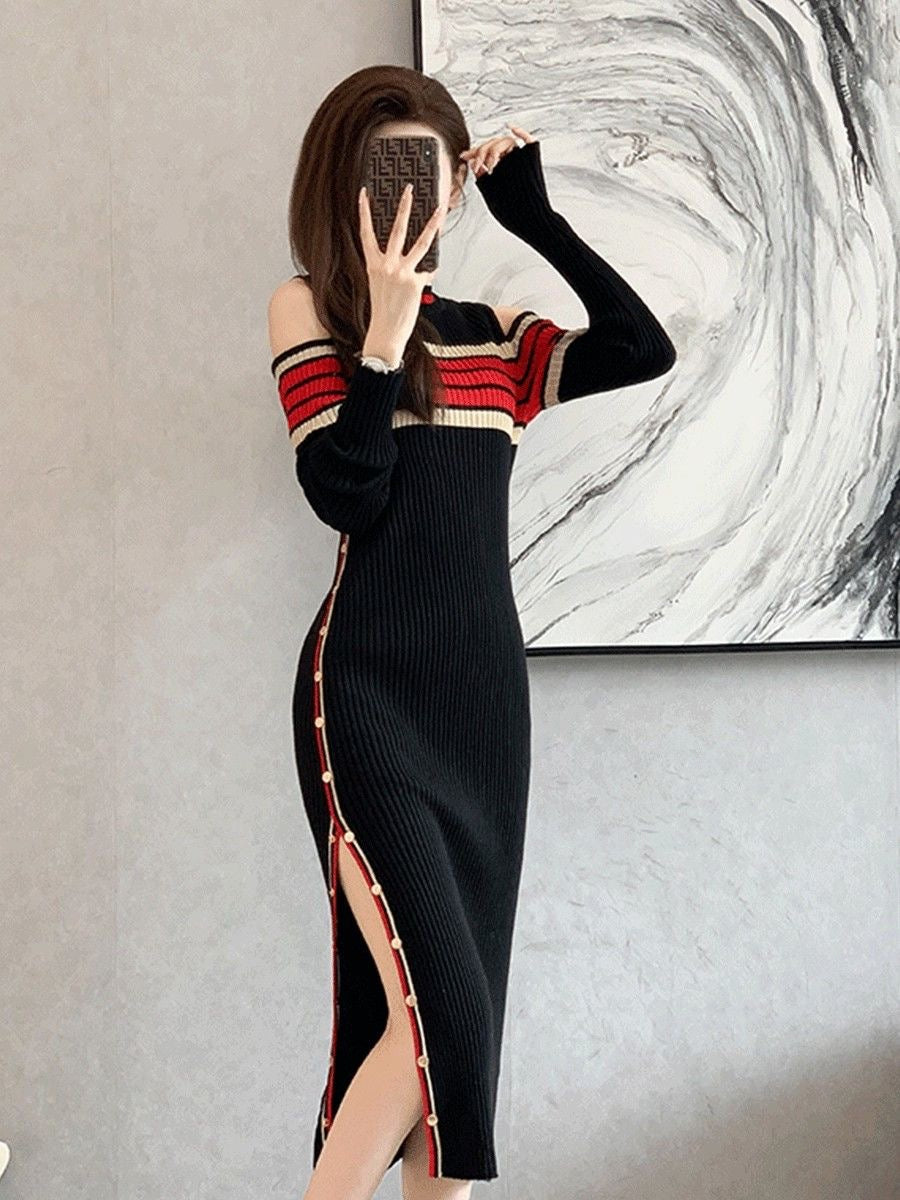 Knitted French dress