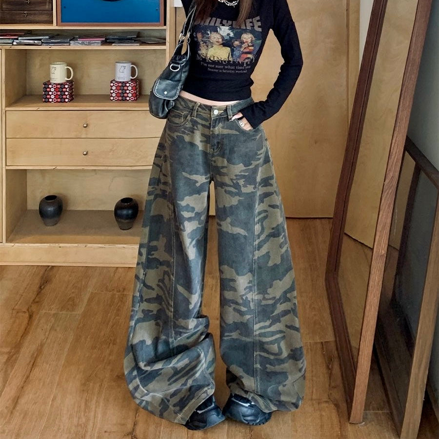 Retro Camouflage Jeans