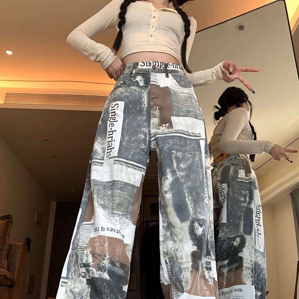 Newspaper summer Jeans