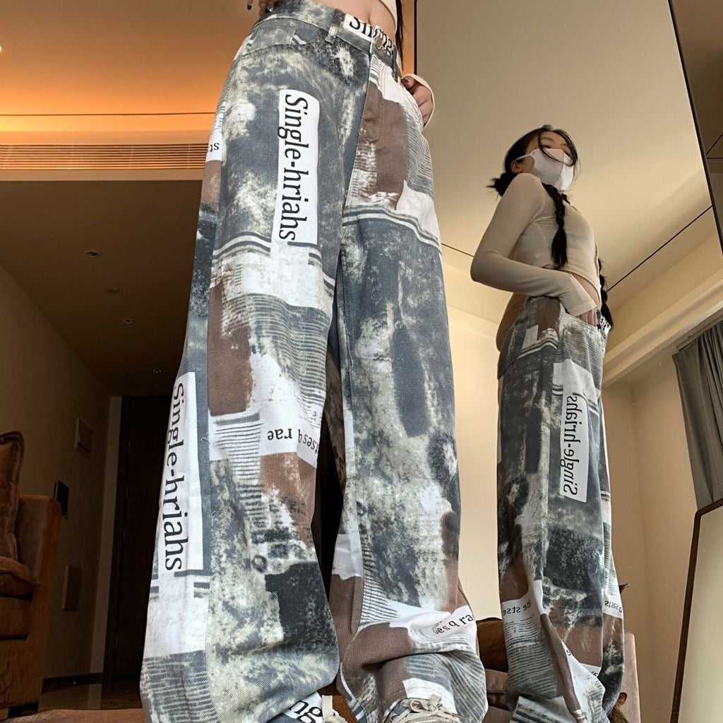 Newspaper summer Jeans