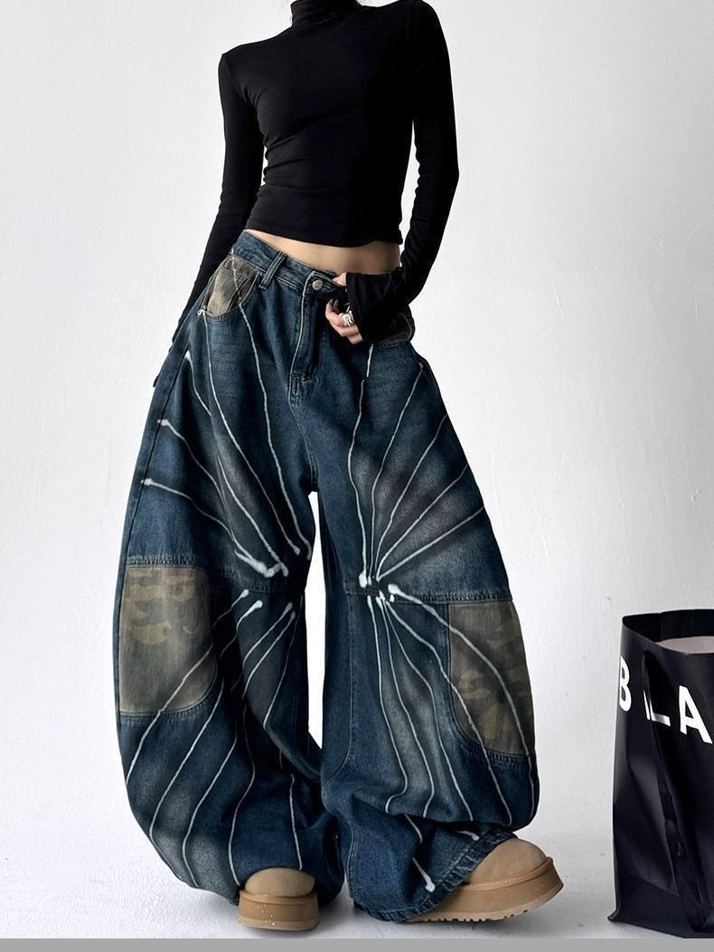 camouflage pocket Jeans