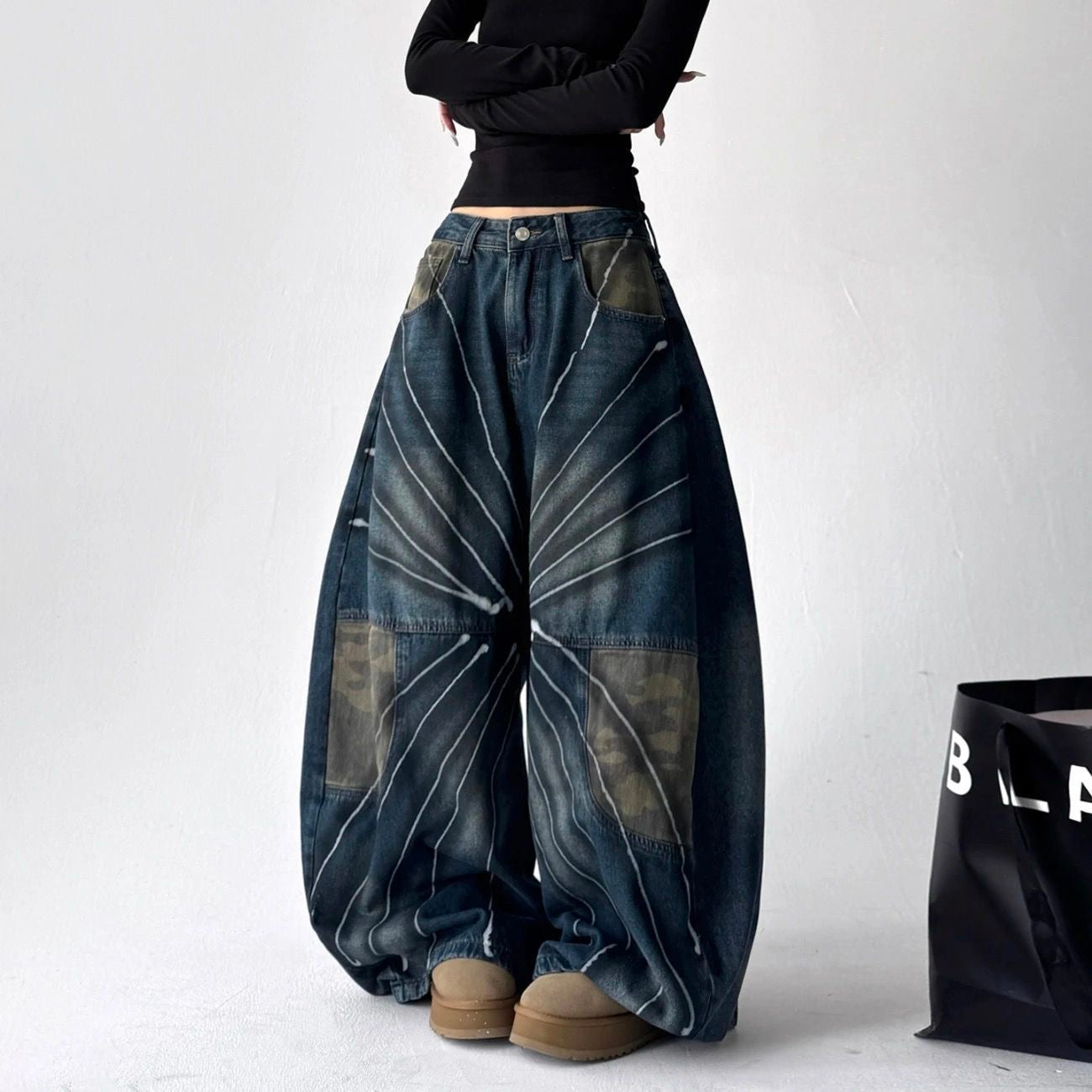 camouflage pocket Jeans