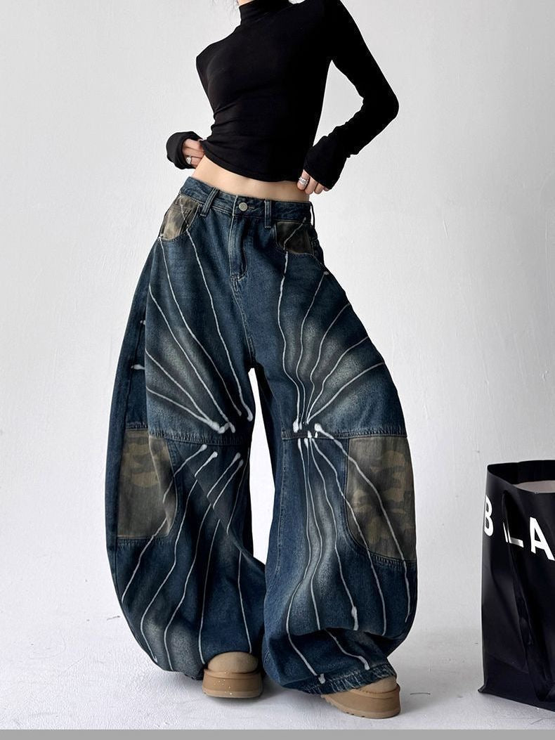 camouflage pocket Jeans