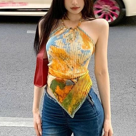 Oil painting print top