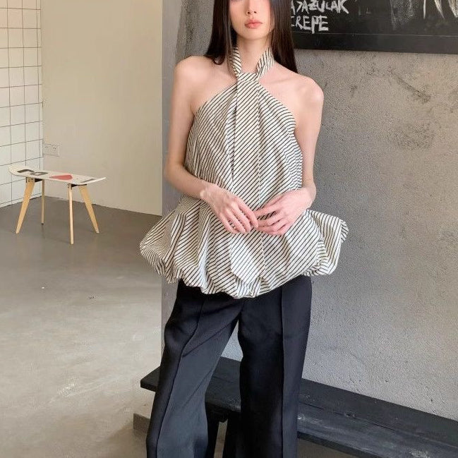 Halter Neck Tie Top
