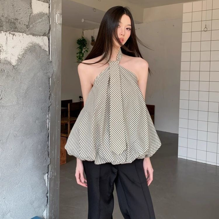 Halter Neck Tie Top