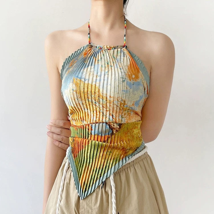 Oil painting print top