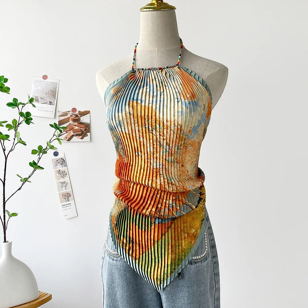 Oil painting print top