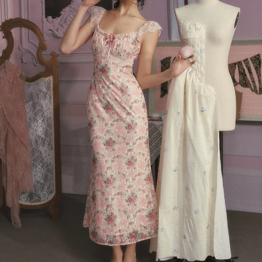 Rose Music Box French dress