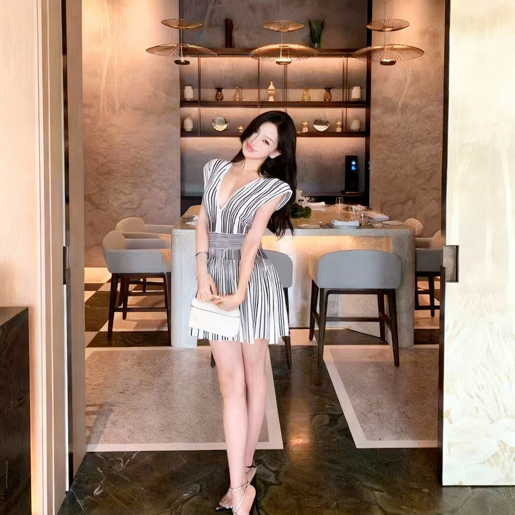 Knitted skater dress