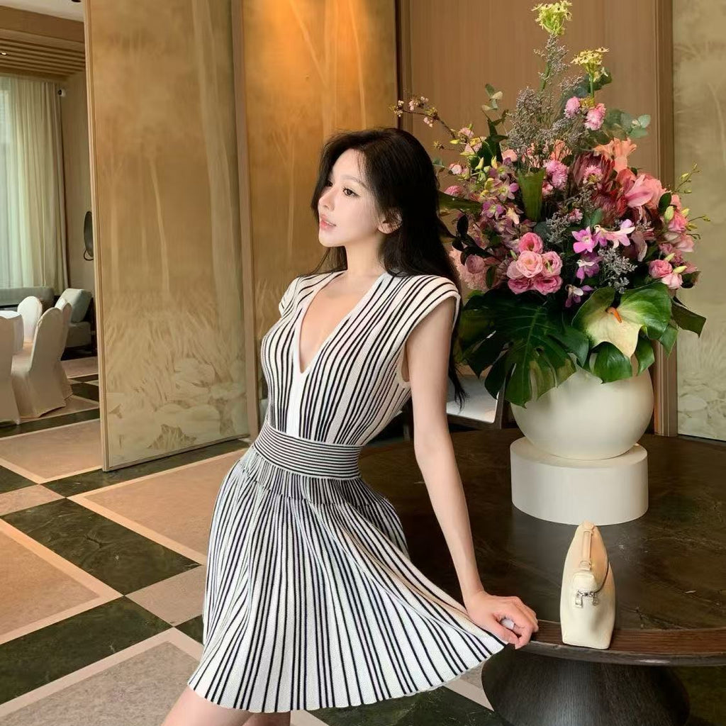 Knitted skater dress