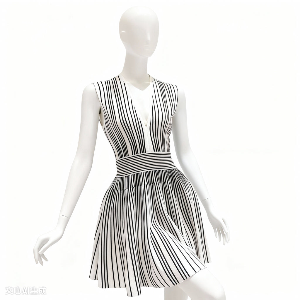 Knitted skater dress