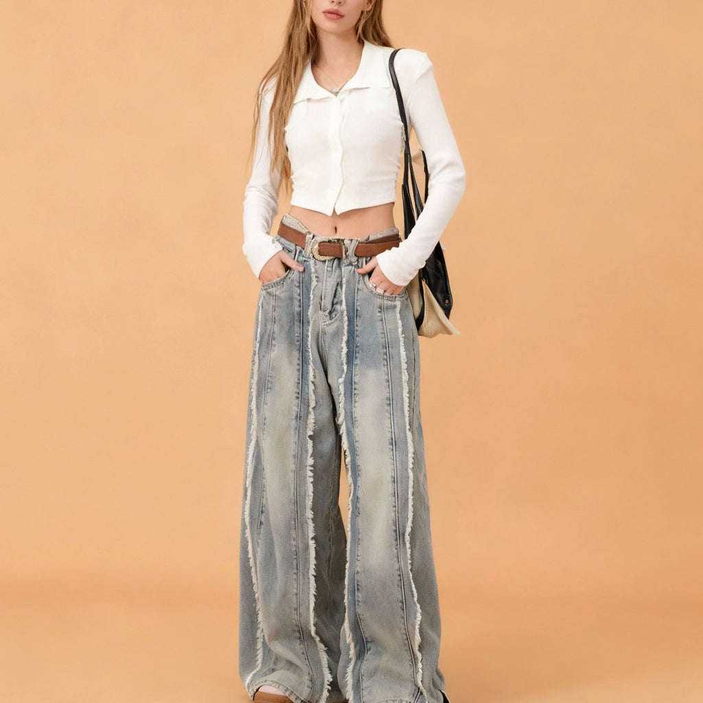 high rise jeans