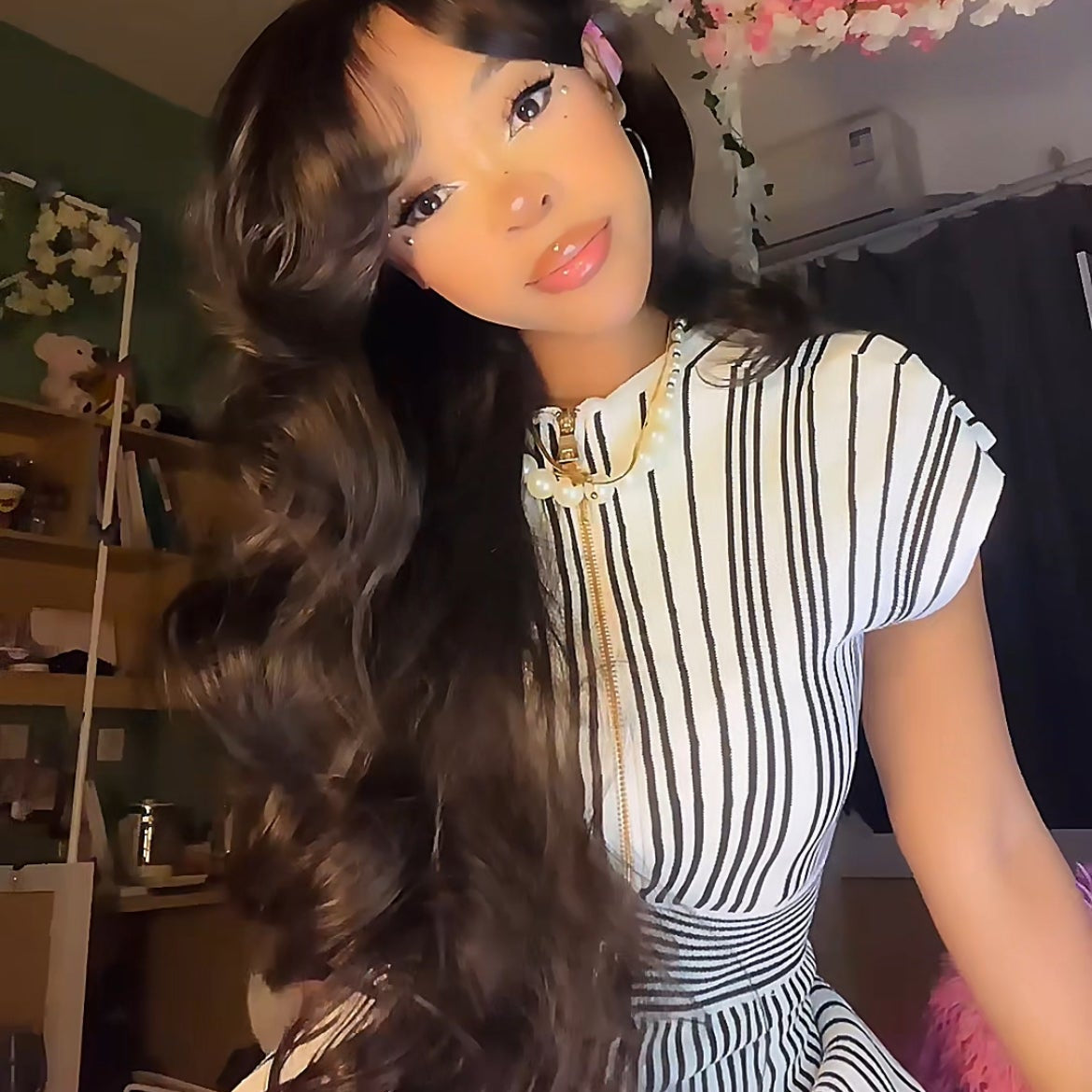 Knitted skater dress