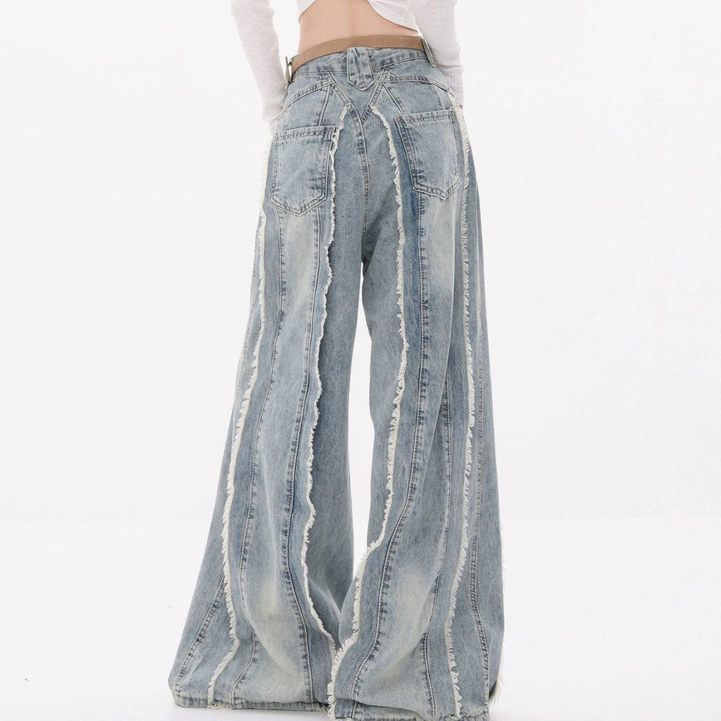 high rise jeans
