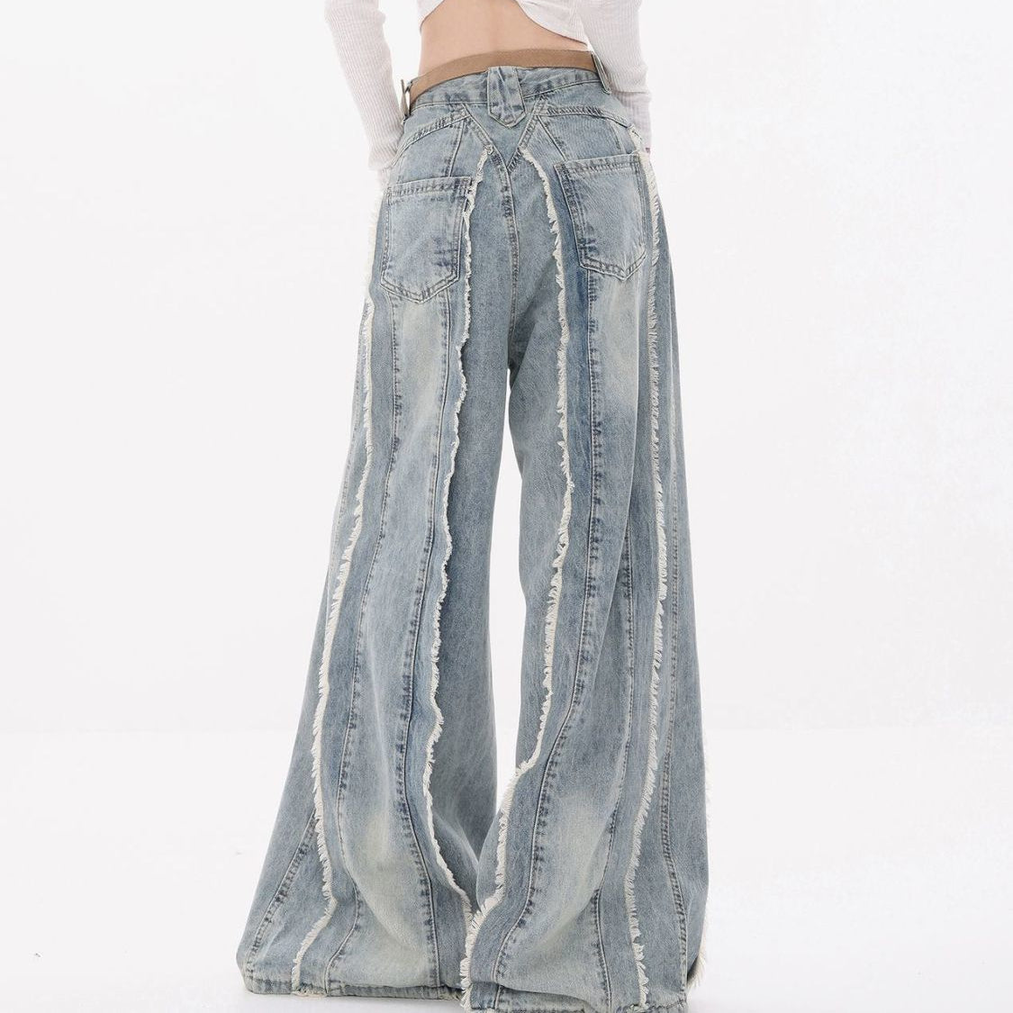 high rise jeans