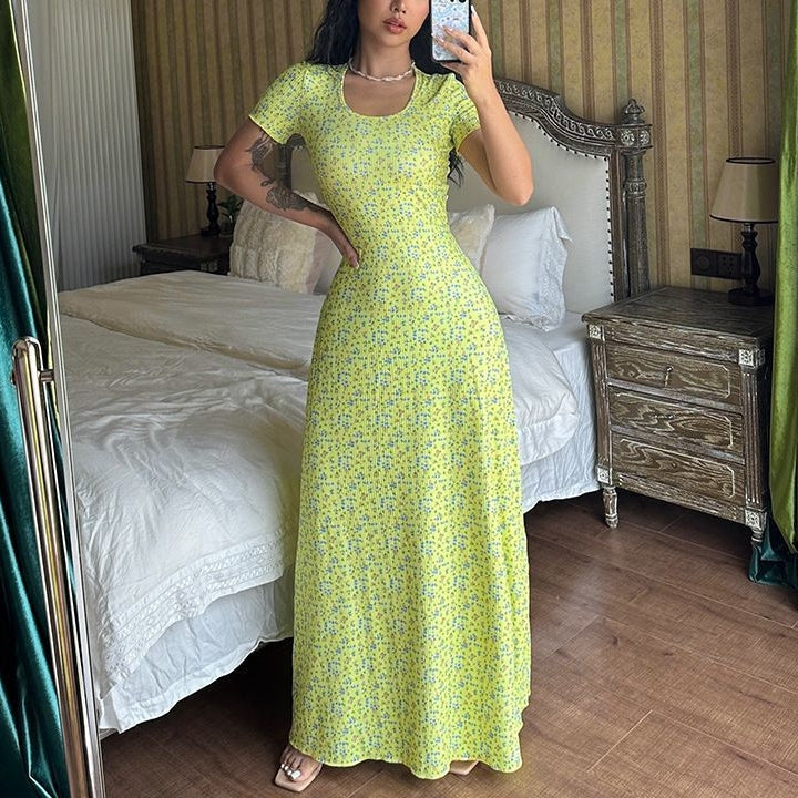 Retro Maxi Dress
